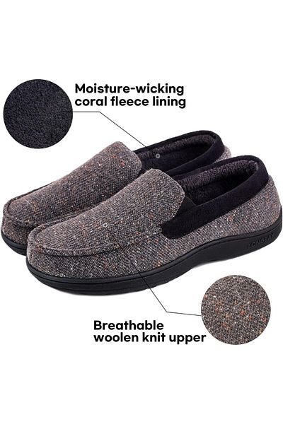 OEM Men's casual shoes for home, yard, gray, size 42, 7 UK