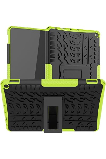SIGLOO Husa Heavy Duty Rugged Armor pentru Samsung Galaxy Tab A7 10.4 inci black and green