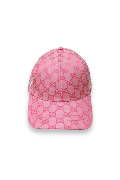 Generic Gucci Baseball Pink monogram lightening Hat Pink.