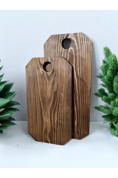 websunday Natural 2-Piece Wooden Cutting Board
