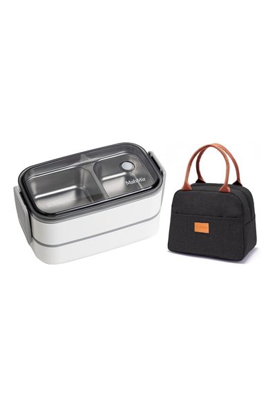 Generic Stainless Steel Lunch Box - Insulated Bento Box Multifunctional-Conta...