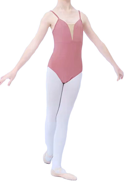 Balletique Kız Çocuk ve Yetişkin Bale Dans Jimnastik Mayo – Doğal Kumaş Pamuklu, Esnek ve Rahat Dans Kıyafeti