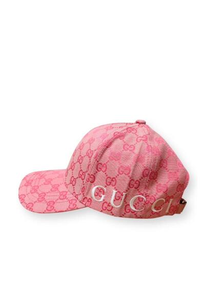 Generic Gucci Baseball Pink monogram lightening Hat Pink.