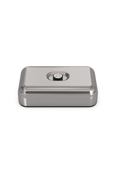 Generic Microwave & Dishwasher Safe Lunch Box - Brushed Steel