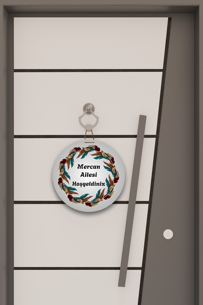 Dormot Цифровий друк, сірий, кольоровий візерунок з пір'ям, прикраса для дверей, прикраса для стін