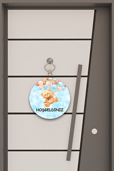 Dormot Ψηφιακή εκτύπωση με μοτίβο ξύλινο Παιδικό δωμάτιο, Βρεφικό δωμάτιο, Στολίδι πόρτας, Στολίδι τοίχου