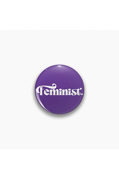 rebelberi Feminist Yazılı Feminizm Rozet