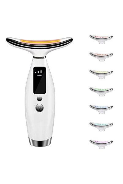 2AMNOVA Aparat Masaj Facial si Gat 7-in-1, EMS, Terapie Cald-Rece, Lifting An...