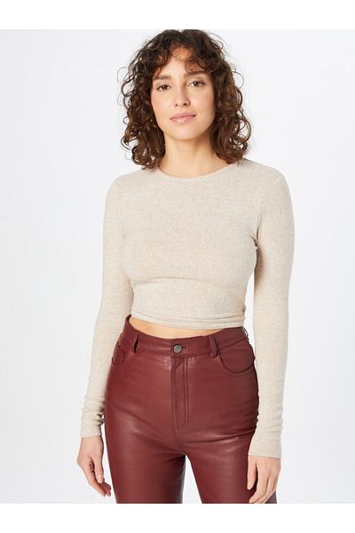 About You Crop Top Lino Bej
