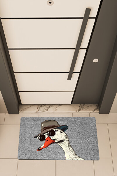 Dormot Imprimare digitală de înaltă calitate, gri, covoraș pentru ușă cu tema...