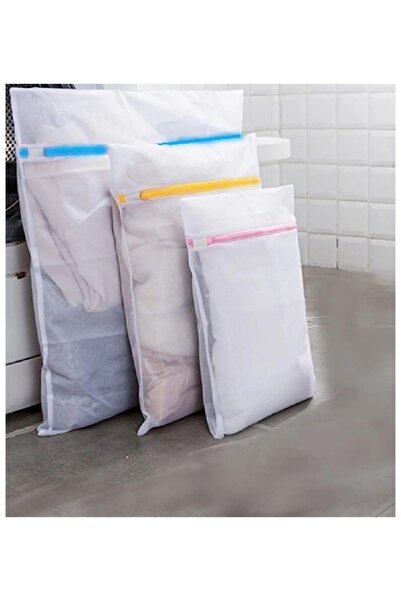 roselya 3-компонентна цветна торбичка за пране с цветен цип