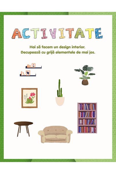 Cotomag Carte cu Activitati - Decupam , Coloram si Ne Jucam - Activitati Educative Pentru Copii / Educatie