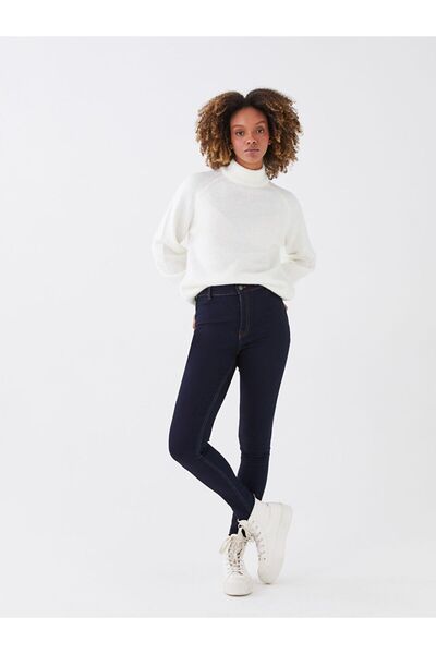 LC Waikiki talie înaltă Pantaloni de blugi pentru femei Jupiter Super Skinny ...