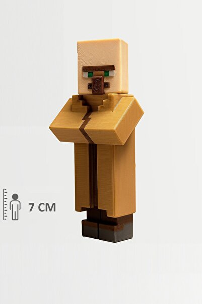 FigürDizayn Minecraft Villager Köylü Hareketli Eklemli Figür