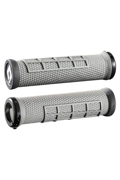 ODI Elite Flow Lock-on Professional Grips, Ergonomic Design, Grey