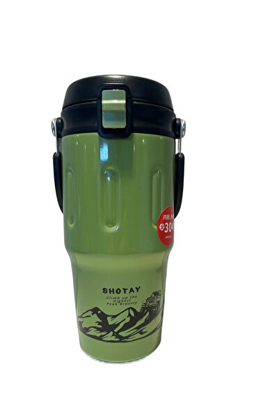 high value SHOTAY ÇİFT İÇİM 650ML TERMOS KATLANIR KULPLU HAKİ ARABA-OFİS- KAMP