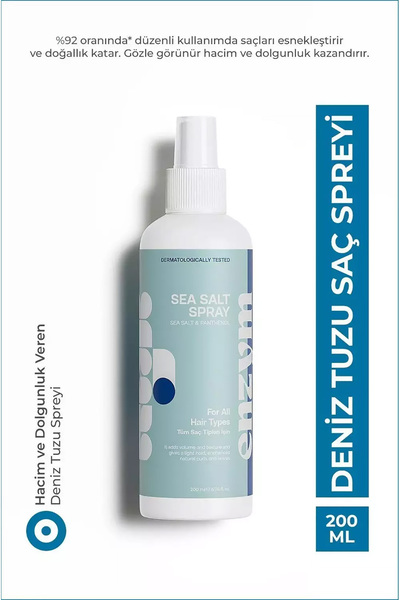 ENZYM COSMETICS Deniz Tuzu Saç Bakım Spreyi 200 ml Hacim Ve Dolgunluk Veren S...