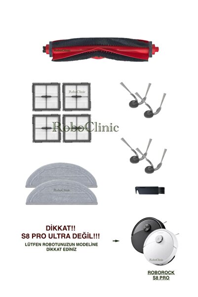 Roboclinic Roborock S8 Pro / S8 Pro+ (NU este ULTRA!) Perie de schimb compati...