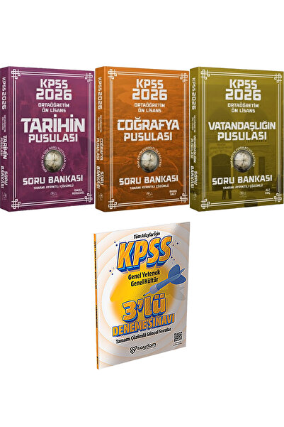 CBA Akademi 2026 KPSS Ortaöğretim Ön Lisans Tarihin Coğrafyanın Vatandaşlığın...