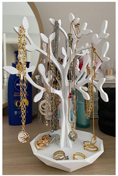 Home Ağaç Kolye Standı - Beyaz