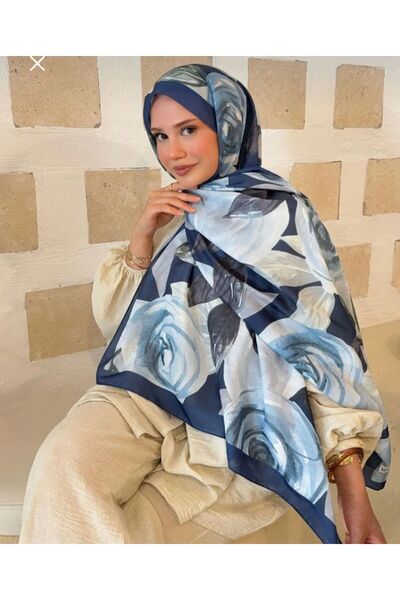 MODA سلسلة إلهام من الشالات الناعمة القطنية المنقوشة من Mineleşarp