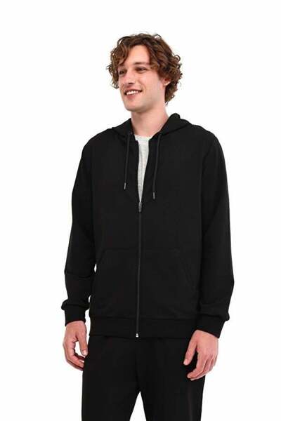 Kinetix Mb 18Sn87 5Pr Black Men's Tracksuit Top