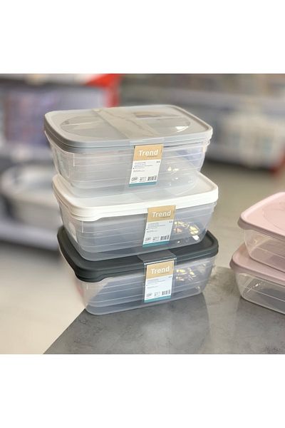 4AFACANÇEKİRGE Gree Home 2 Storage Containers of 3 Liters