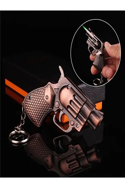 MODİSTA GİFT SHOP Mini tabanca çakmak eğlenceli yaratıcı Metal mavi alev büta...