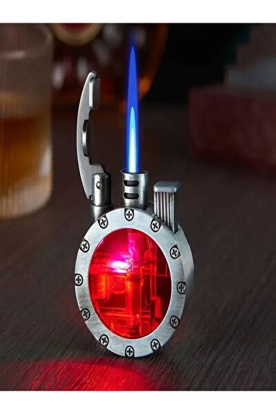 H.D ÇAKİBİÇAK DÜNYASİ Yaratıcı şeffaf hava odası Retro gaz çakmak doğrudan en...