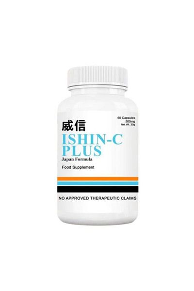 ishin -C Plus Vitamin C Japan Formula Food Supplement (60 capsules x 500 mg)