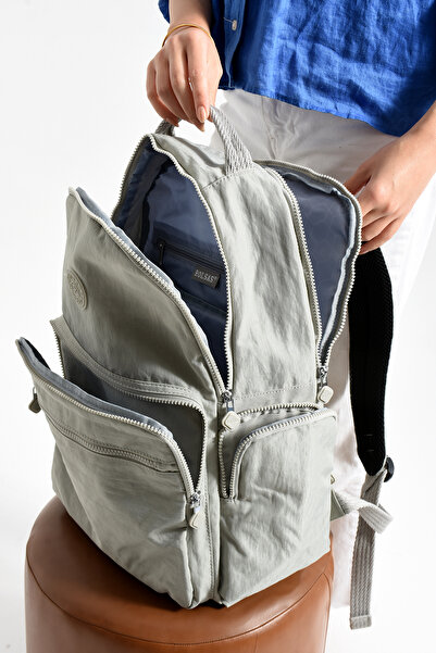 louisiana polo Bolsas Women's School Backpack Light Gray 1094