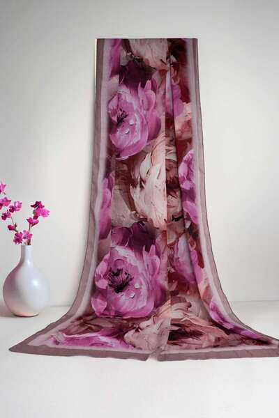 Sekine İpek SORA BAMBU KRAŞ DİJİTAL ŞAL