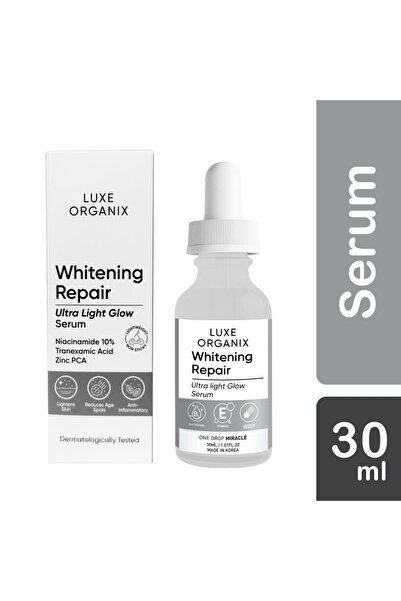 LUXE ORGANIX سيروم تبييض وإصلاح البشرة بتوهج خفيف للغاية (رمادي)