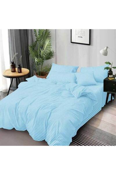 Patul Damask Linen, Sulphur, 2 Persons, Double Bed, 6 Pieces