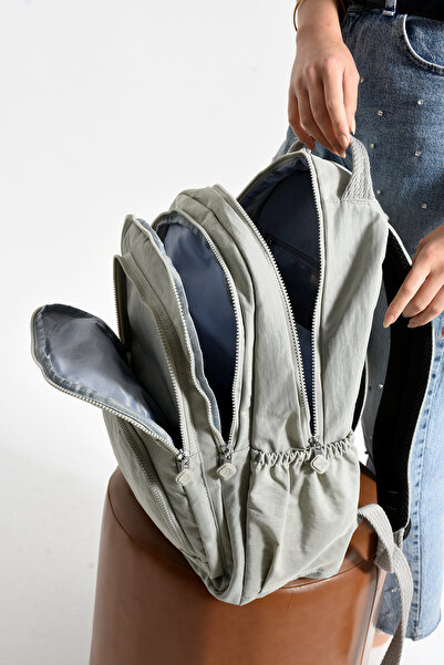 louisiana polo Bolsas Women's School Backpack Light Gray 1087