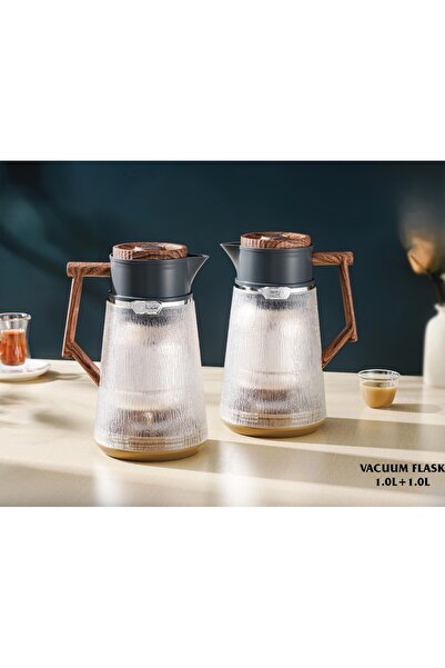 Alamtiaz Attractive 1/1 liter coffee and tea refrigerator thermos set with elegant design