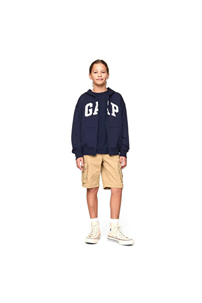 GAP V-BAS HERITAGE PO Παιδικό φούτερ μπλε ναυτικό 645418-000