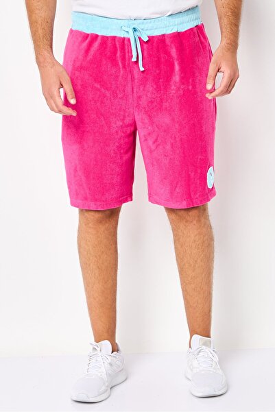 FILA Men Sportswear Fit Football Shorts, Dark Pink