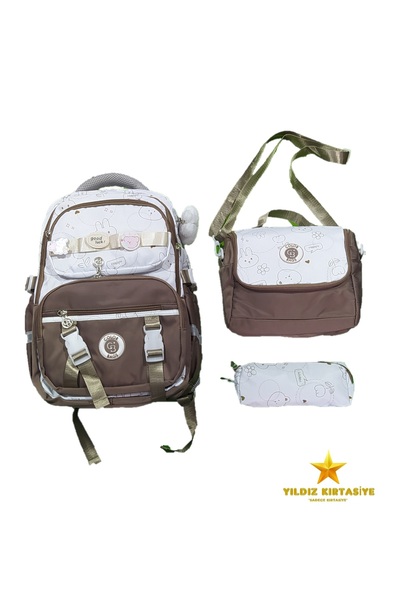 Color Bags 6 GÖZLÜ OKUL ÇANTASI, BESLENME VE KALEMLİK