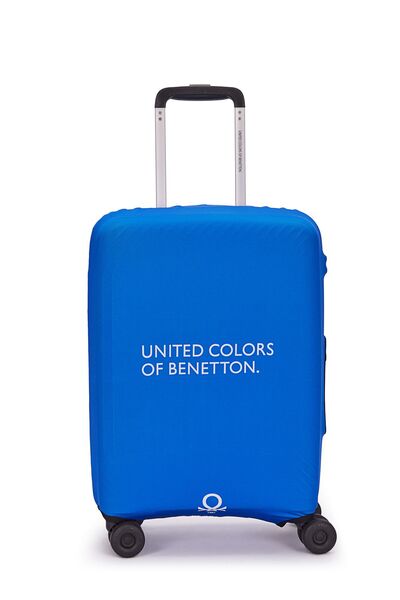United Colors of Benetton بينيتون حقيبة سفر كبيرة الحجم باللون الأزرق الداكن ...