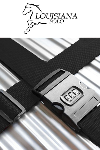 louisiana polo Unisex Password Suitcase Belt Black 2008