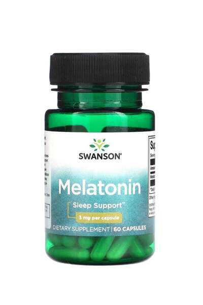 SWANSON Melatonin 3 Mg 60 Capsules