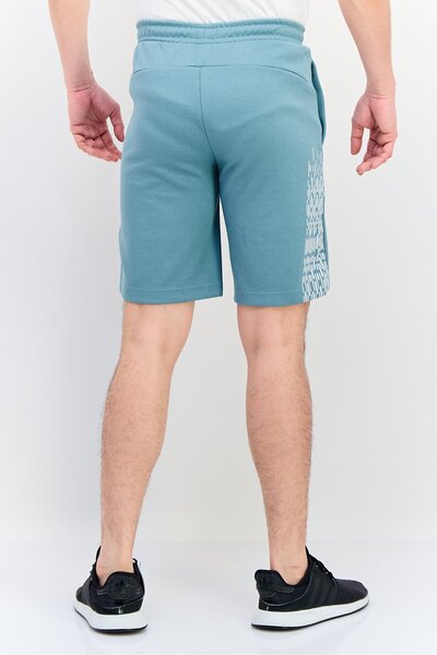 Puma Men Sportswear Fit Brand Logo Outdoor Shorts, Mint Green