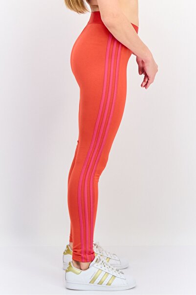 adidas Women Sportswear Fit Brand Logo Training Leggings, Red