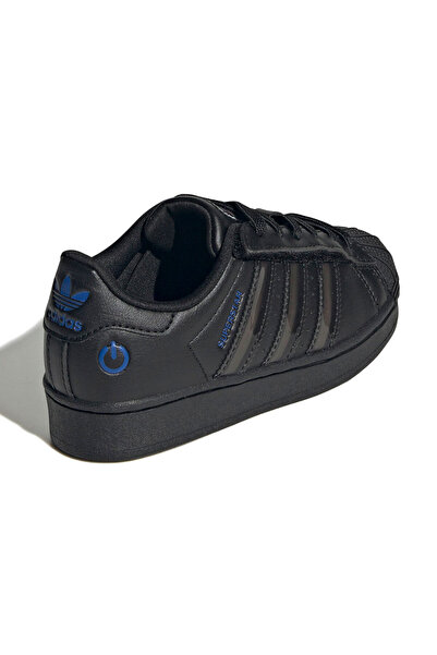 adidas SUPERSTAR LED LIGHTS CF EL C Çocuk Siyah Spor Ayakkabı JS1291