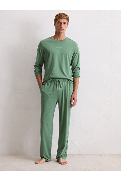 Marc O'Polo Pyjamahose Mix N Match Cotton Schlaf-Hose Pyjama Schlafmode