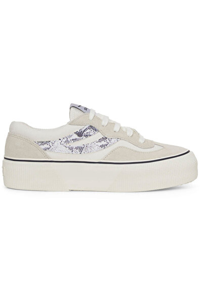Superga 3041 REVOLLEY SNAKE Kadın Beyaz Sneaker S2132VW-ABE