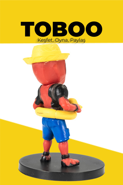 shop Deadpool Mini Figure – Duck Holiday Version with Bagel and Hat