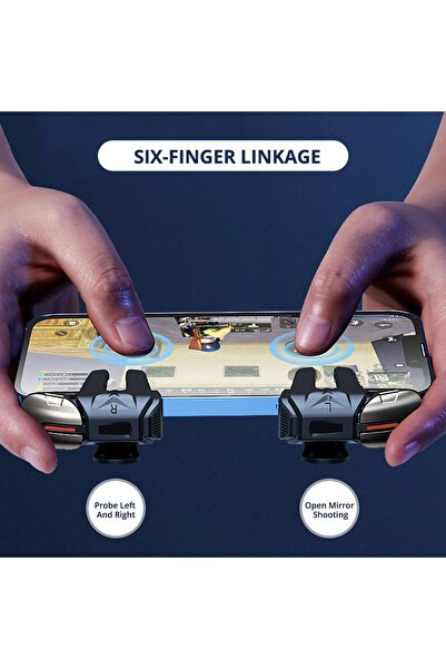 erorex Game Trigger Mobile Game Controller Cellphone Gaming Joystick Compatible Iphone Android Shooter