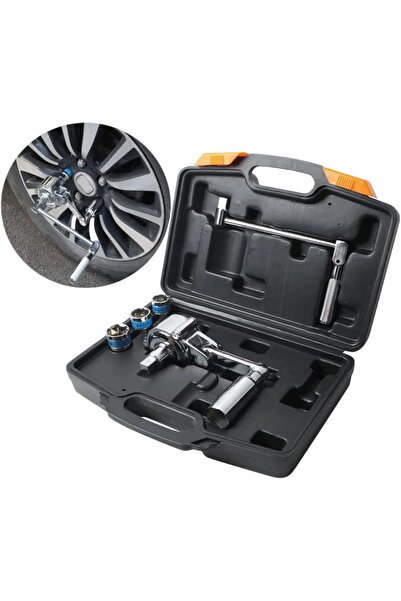 erorex مفتاح إزالة الإطارات سهل الاستخدام من Gearzone، مفتاح عزم الدوران بمقبض مربع مقاس 1/2 بوصة، أداة موفرة للعمالة، 3 قطع مجانية